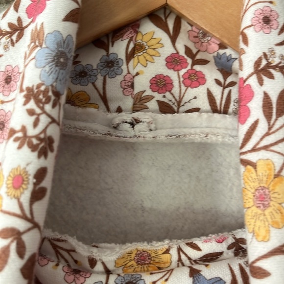 Custom Made Fleece Lined Turtleneck Sweatshirt Floral Pattern Size XXL - Picture 9 of 16